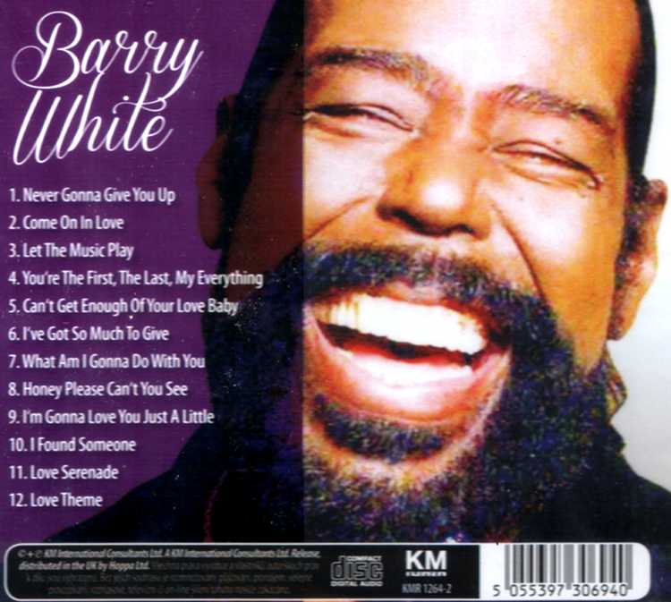 Barry White CD The sweetest symphonic soul