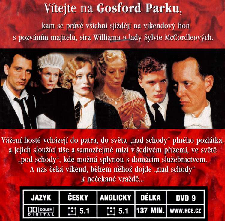 GOSFORD PARK dvd