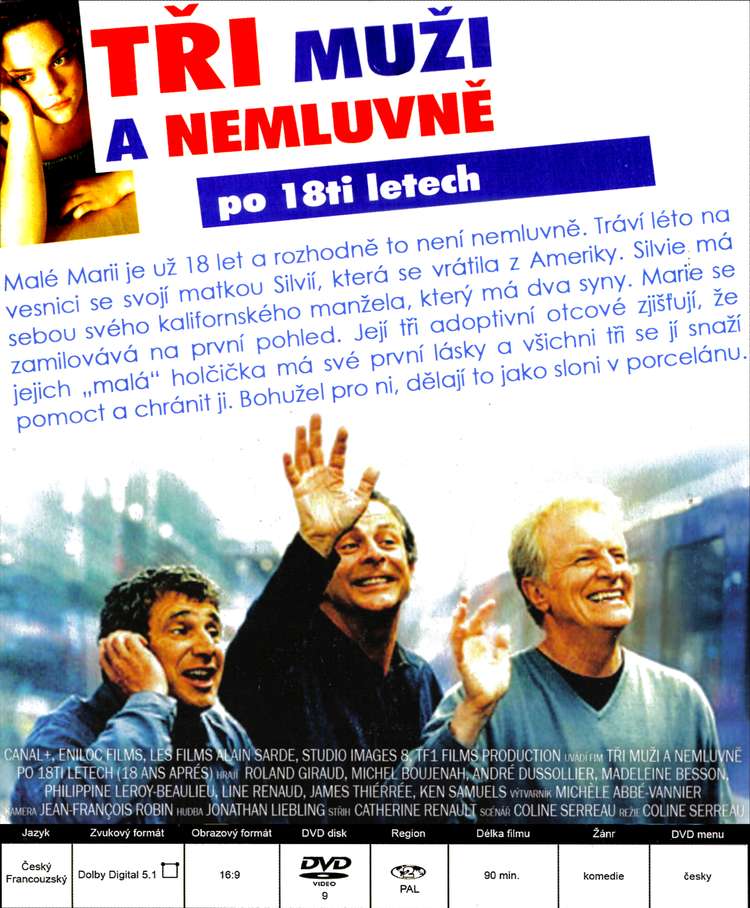 TŘI MUŽI A NEMLUVNĚ po 18ti letech dvd