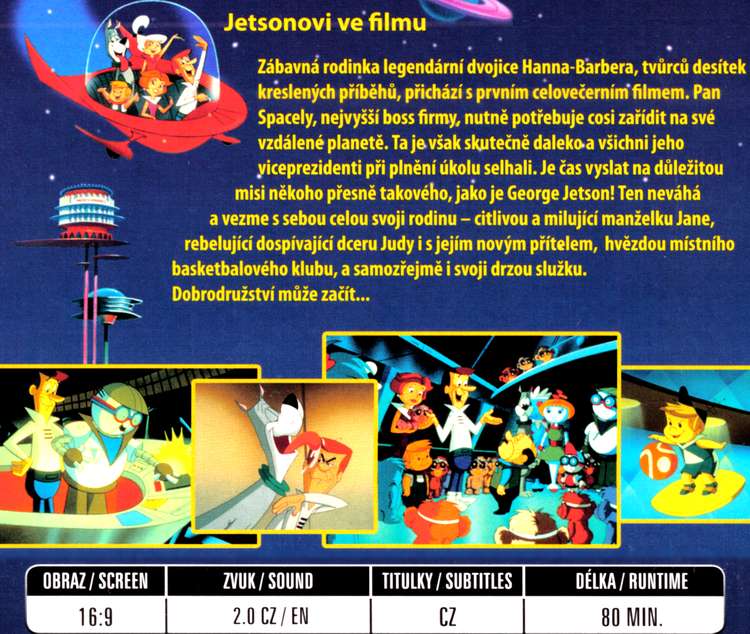 JETSONOVI VE FILMU dvd